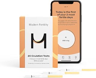 Modern Fertility Ovulation Test | Reliable at-Home Test Helps You Identify Fertile Days, Predict Ovulation, and Get in Sync with Your Cycle, FSA HSA Approved | 20 Test Strips