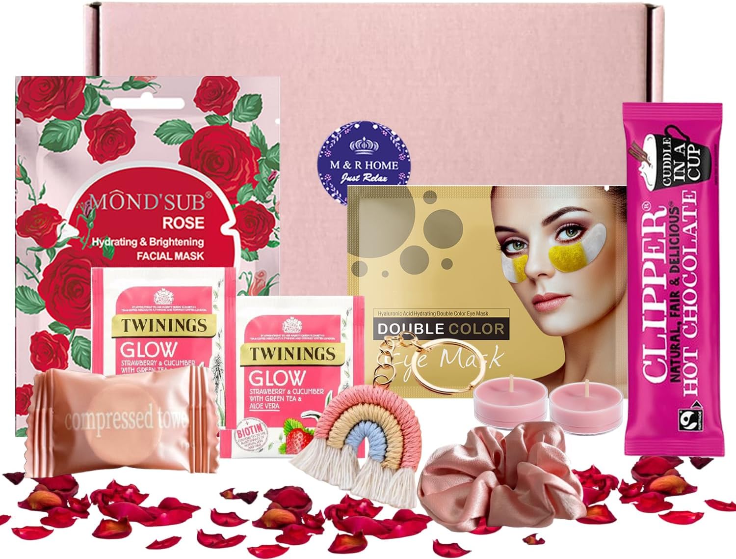 Pamper Gifts for Women, Self Care Package – Mother’s Day Gift, Relaxation, Spa Gifts for Her, Hug in a Box – Thank You Gift, Birthday Hampers for Women