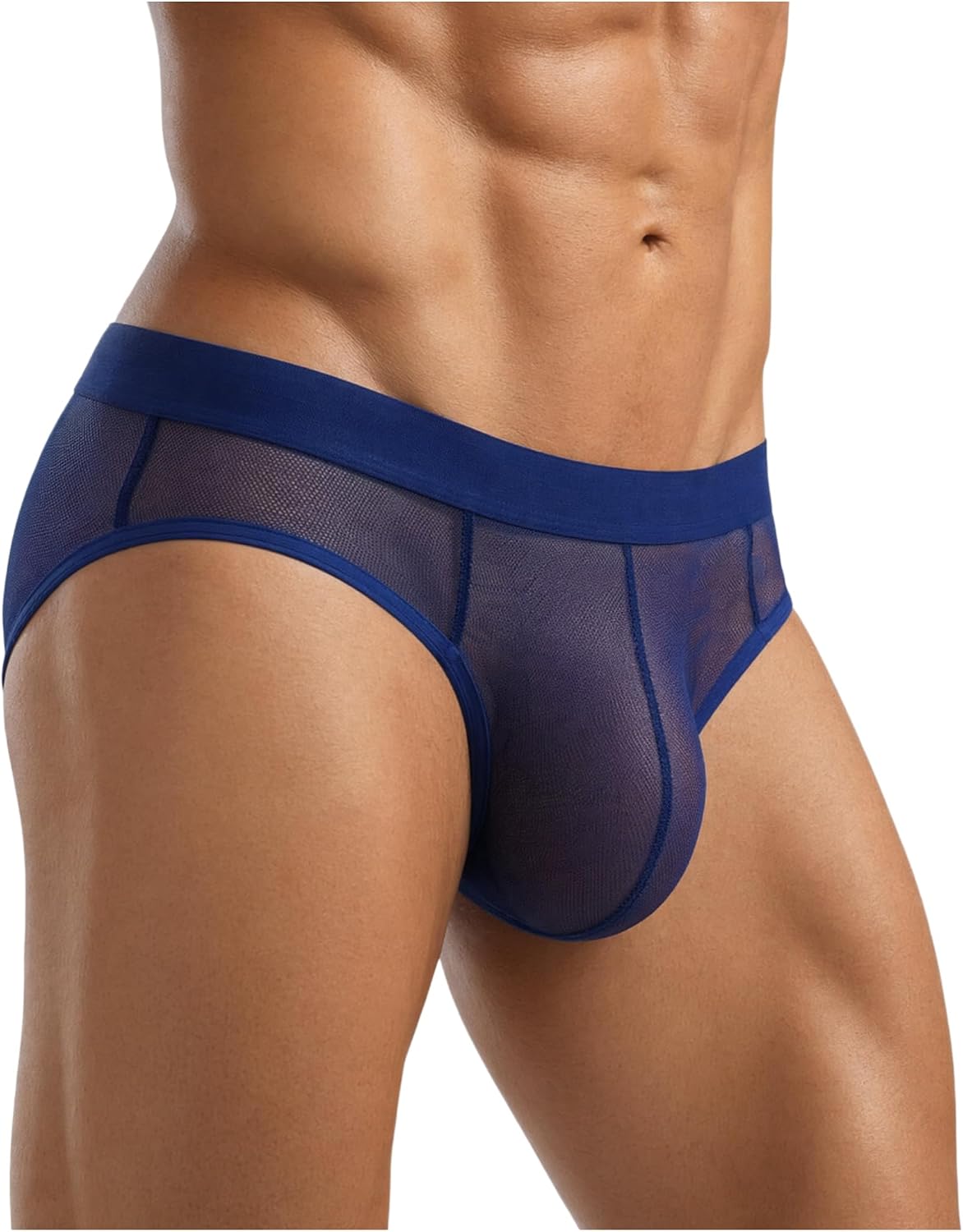 Avidlove Men's Jockstrap Sexy Underwear Mens Thongs Mesh Male Jock Strap | Breathable Athletic Supporter for Gym, Men's Sexy Cut Out Thong,Low Rise Cheeky Panties,for Workout, Club Night, Daily