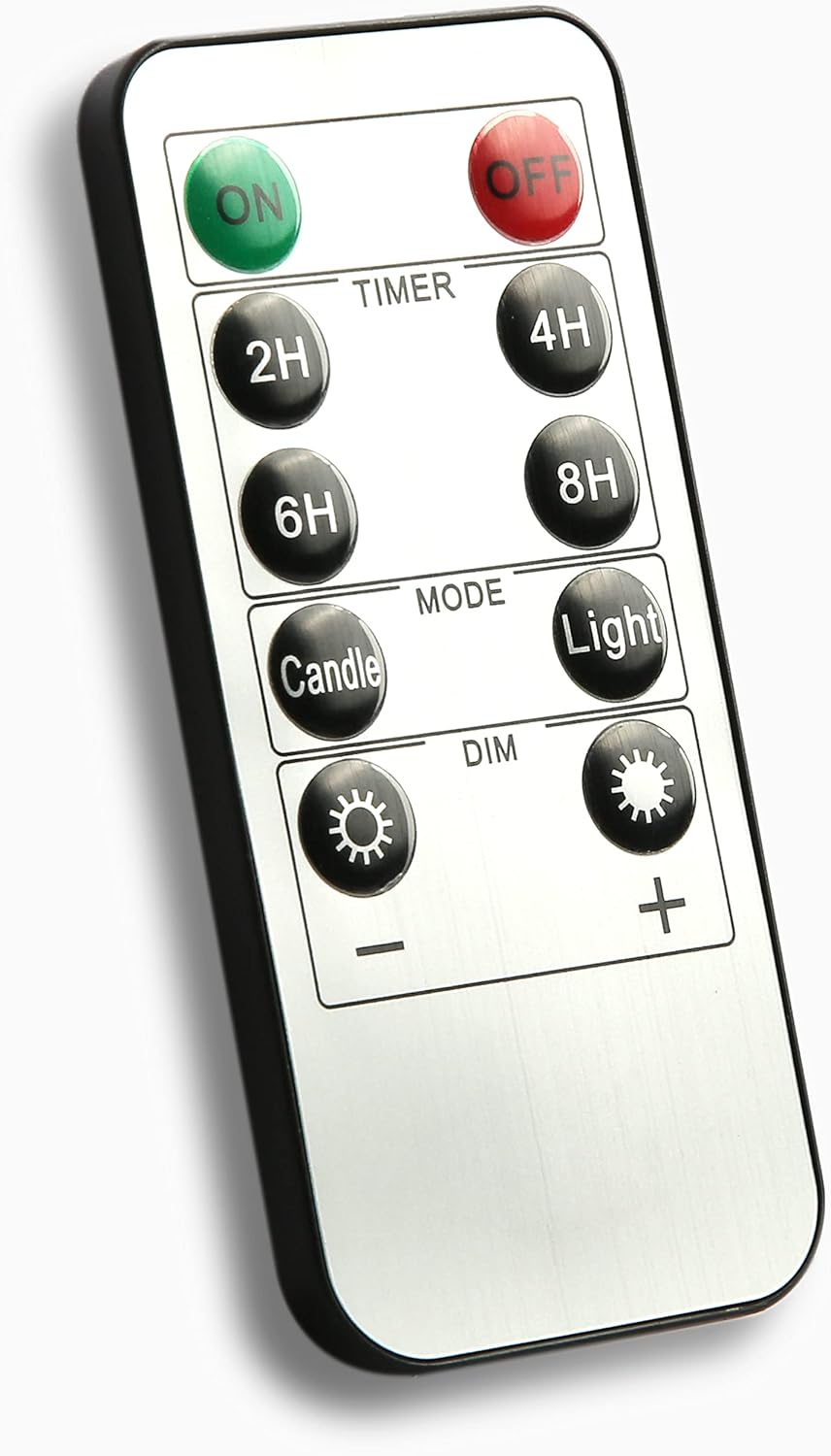 Niceme 10-Key Flameless Candle Remote Control (Only for Niceme LED Candles), 24H Cycle Automatic Timer Replacement Electric LED Candles Accessory with CR2025 Battery, Not Universal