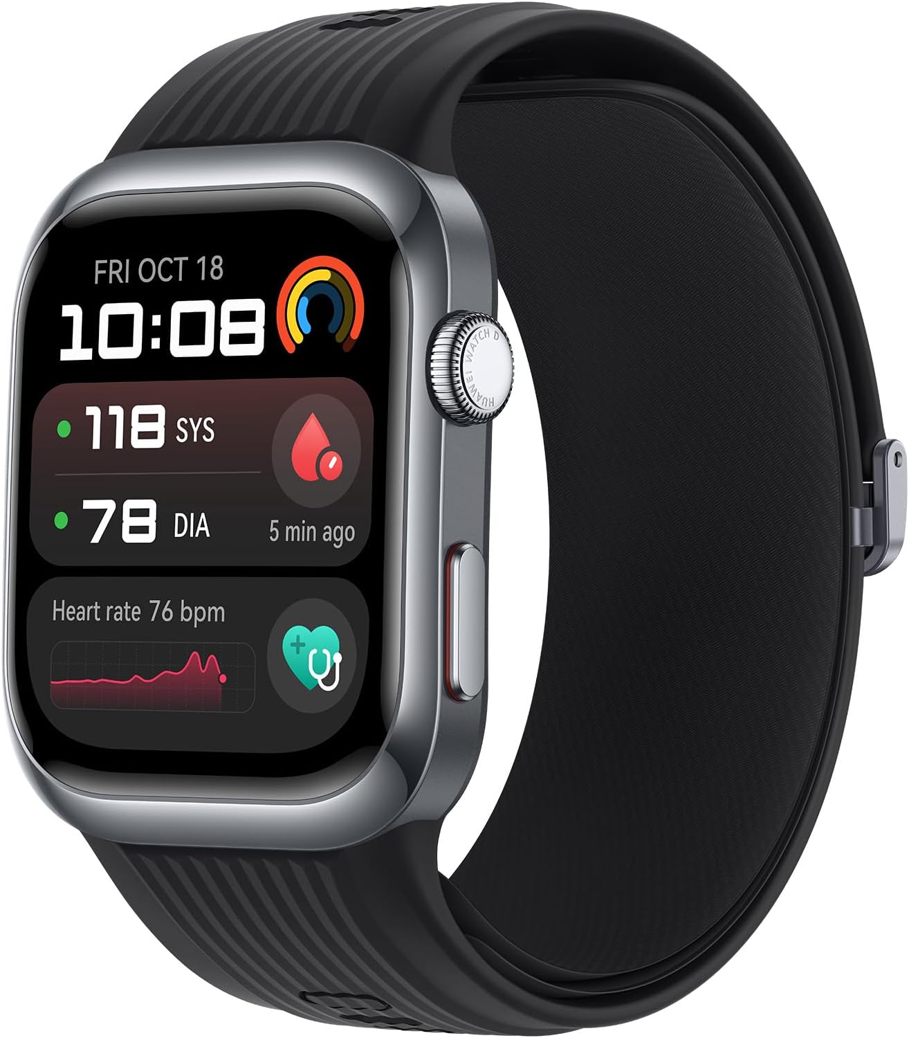 HUAWEI WATCH D2, Smartwatch for men women Ambulatory Blood Pressure Monitoring, ECG, Sleep Breathing Awareness, Medically Certified, SpO2, iOS& Android, up to 6 Days Battery Life, Bluetooth Calling