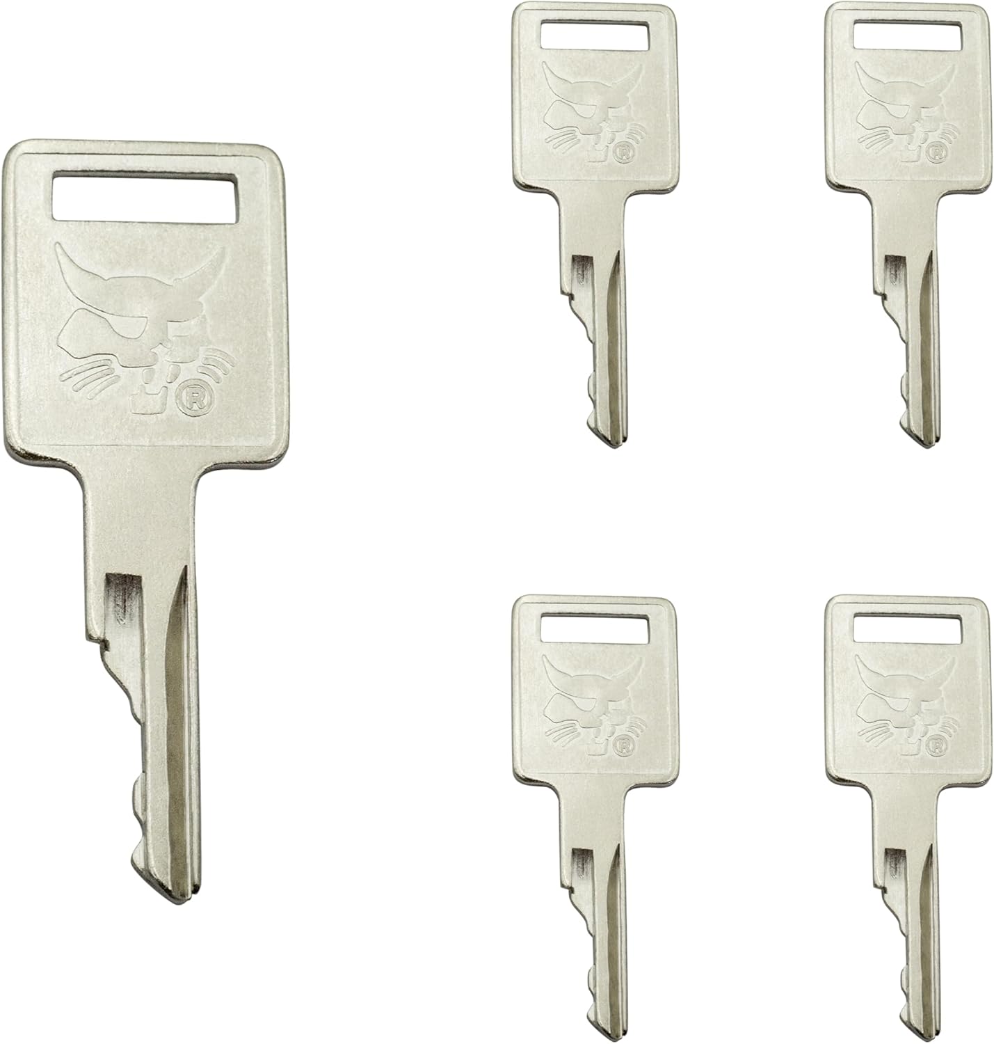 5 Pack Ignition Keys 6693241 6709527 D250 A77313 307852A1 714602 fits for Bobcat Skid Steer Loader A220 A300 T110 T140 T180 T190 T200 T250 T300 T320 T450 T550 S100 S130 S150
