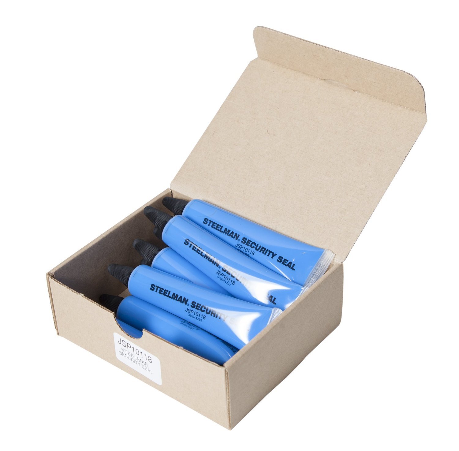 Steelman 1-Ounce Security Seal, Pack of 10, Bright Blue Stands Out on Automobile/Motorcycle Components, Adheres to Both Metal and Plastic, Durable, Quick-Drying