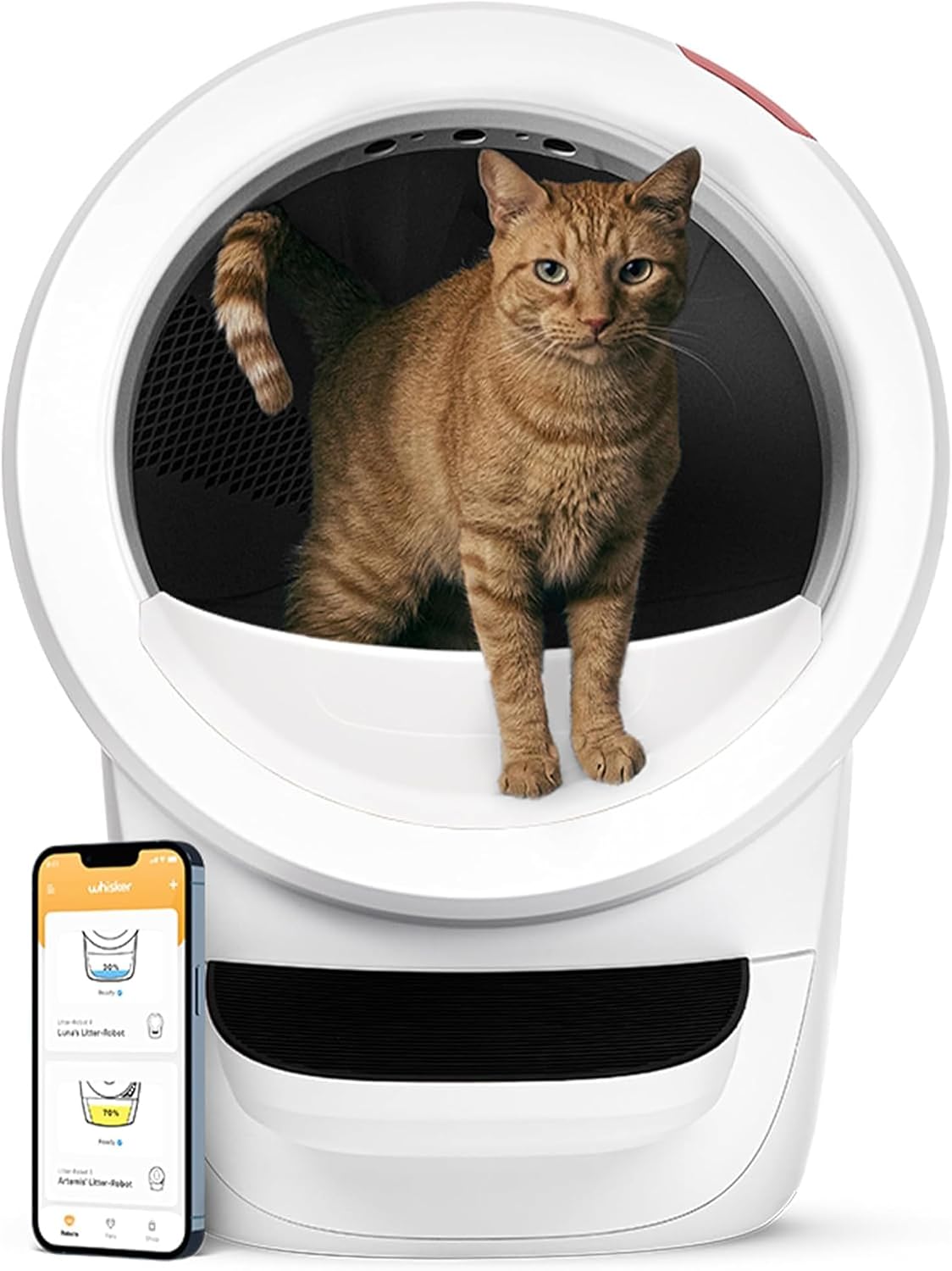 Whisker Litter-Robot 4, White - Automatic