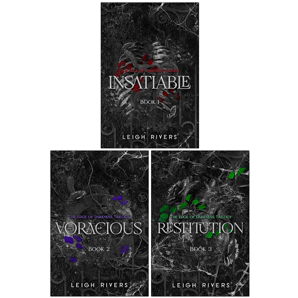 Edge of Darkness Trilogy Deluxe Edition 3 Books Collection Set By Leigh Rivers (Insatiable, Voracious & Restitution)