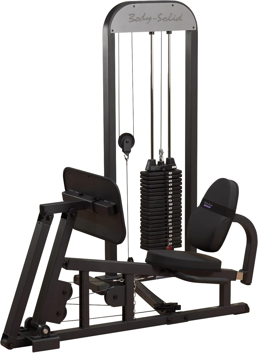 Body-Solid Leg Press Machine, 210-Pound Stack Home Gym, Lower Body Workout, Leg Lift and Raise, Great for Home Gym and Fitness Enthusiasts
