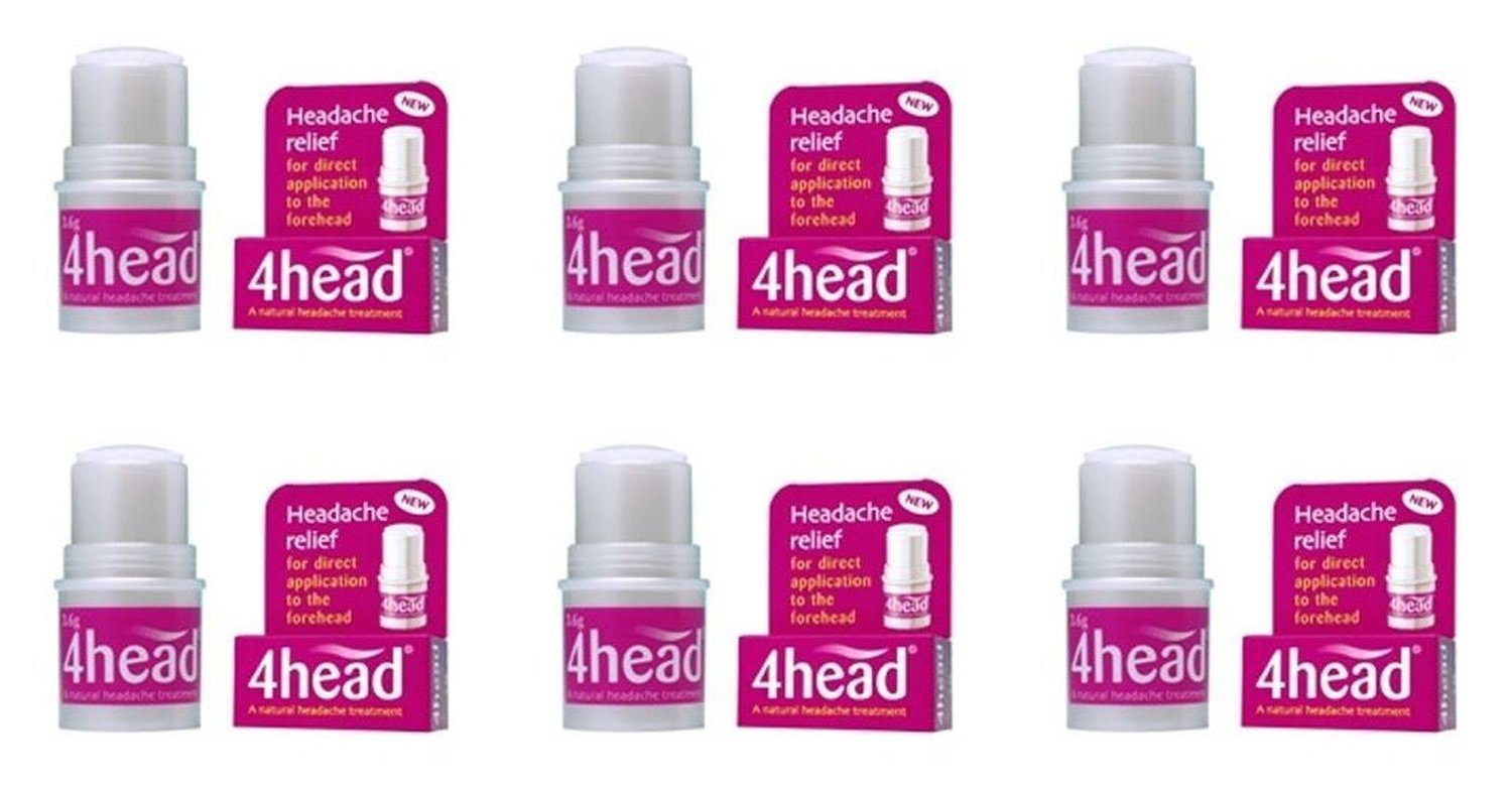 Dendron 4Head Headache Treatment 3.6.g - Pack of 6