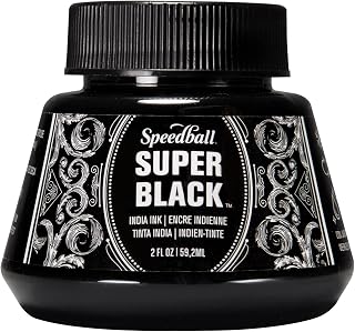 Speedball Super Black India Ink, 2-Ounce