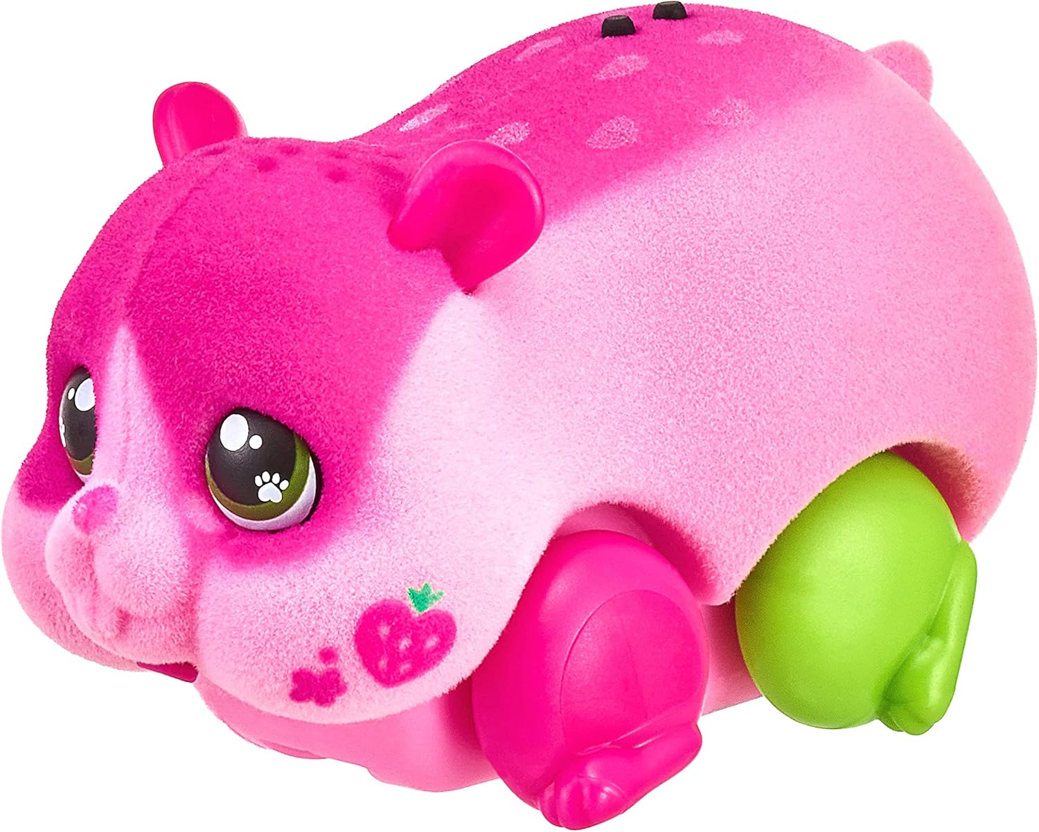 Little Live Pets - Lil' Hamster : Strawbles | Interactive Toy Hamster. Scurries, Sounds, and Moves Like a Real Hamster. Soft Flocked. Batteries Included. for Kids 4+