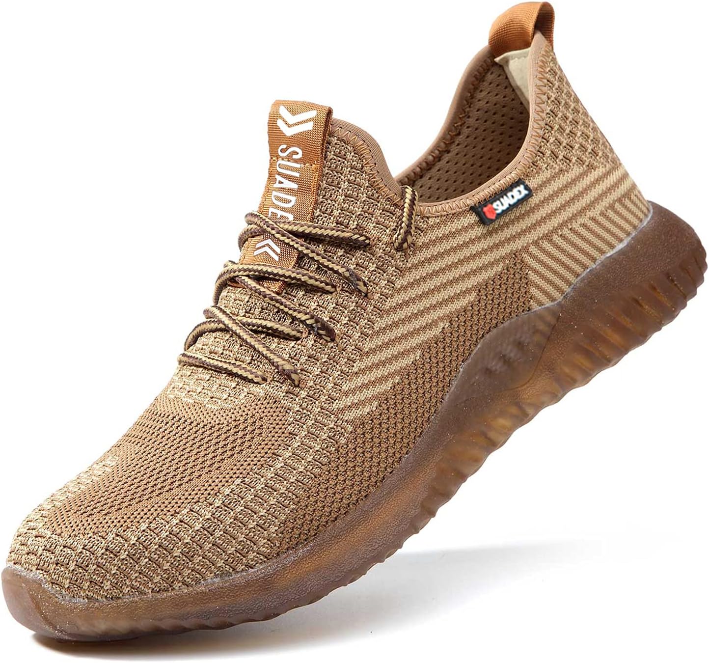 SUADEX Steel Toe Shoes for Men Women Indestructible Steel Toe Sneakers Lightweight Work Safety Shoes Puncture Proof Composite Toe