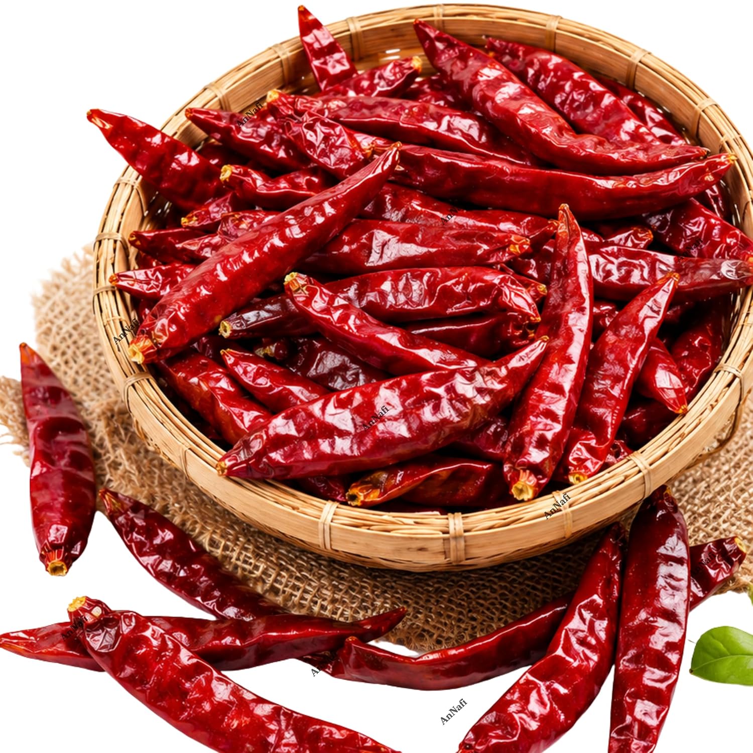 AnNafi® Red Chillies Whole Dry| Mathania Lal Mirch Sabut |Szechuan Red Dried Chilis, Whole Chilli | Thai whole dried chile | Mild Spicy Chinese Chili (Mild Hot) | Hand Picked Sortex Clean, Limited Edition (500 grams)