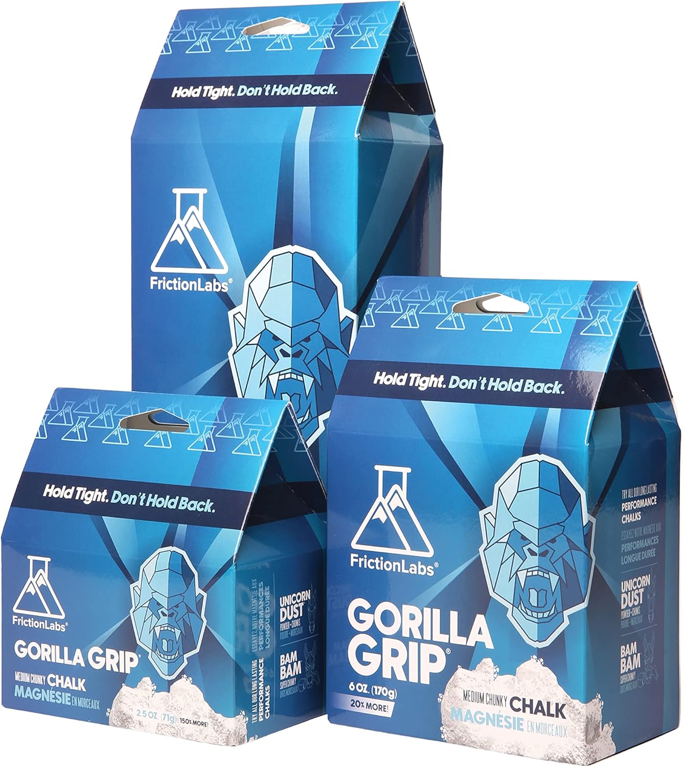 Friction Labs Premium Sports Chalk for Rock Climbing, Weight Lifting, Gymnastics, Tennis & More - Long Lasting Grip, Healthier Skin, Better Overall Performance - Endorsed by 100+ Pro Athletes