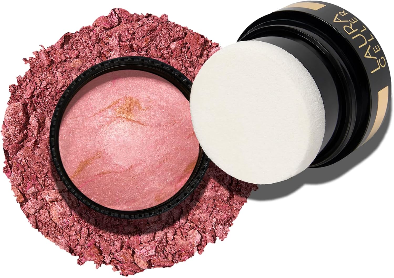 LAURA GELLER NEW YORK Baked Blush-n-Brighten Baked to Go - Pink Buttercream - Travel Size Blush