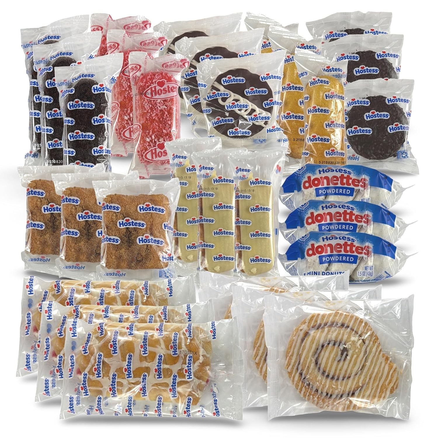 Hostess Variety Pack, 30 Count, Surprise Mix Of Pastries