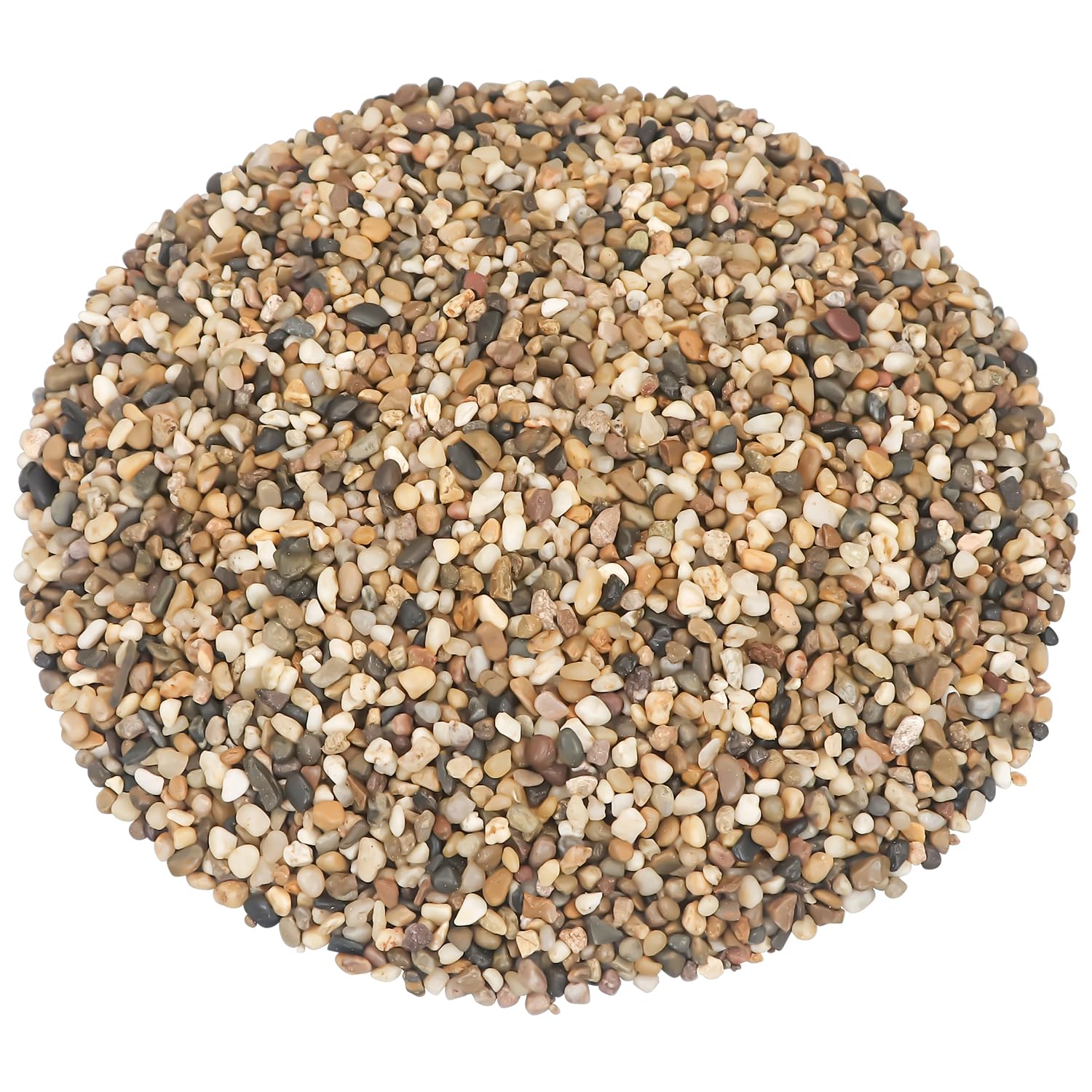 River Rocks, Landscaping Pebbles, Mixed Color Decor Stones, 10 Pounds