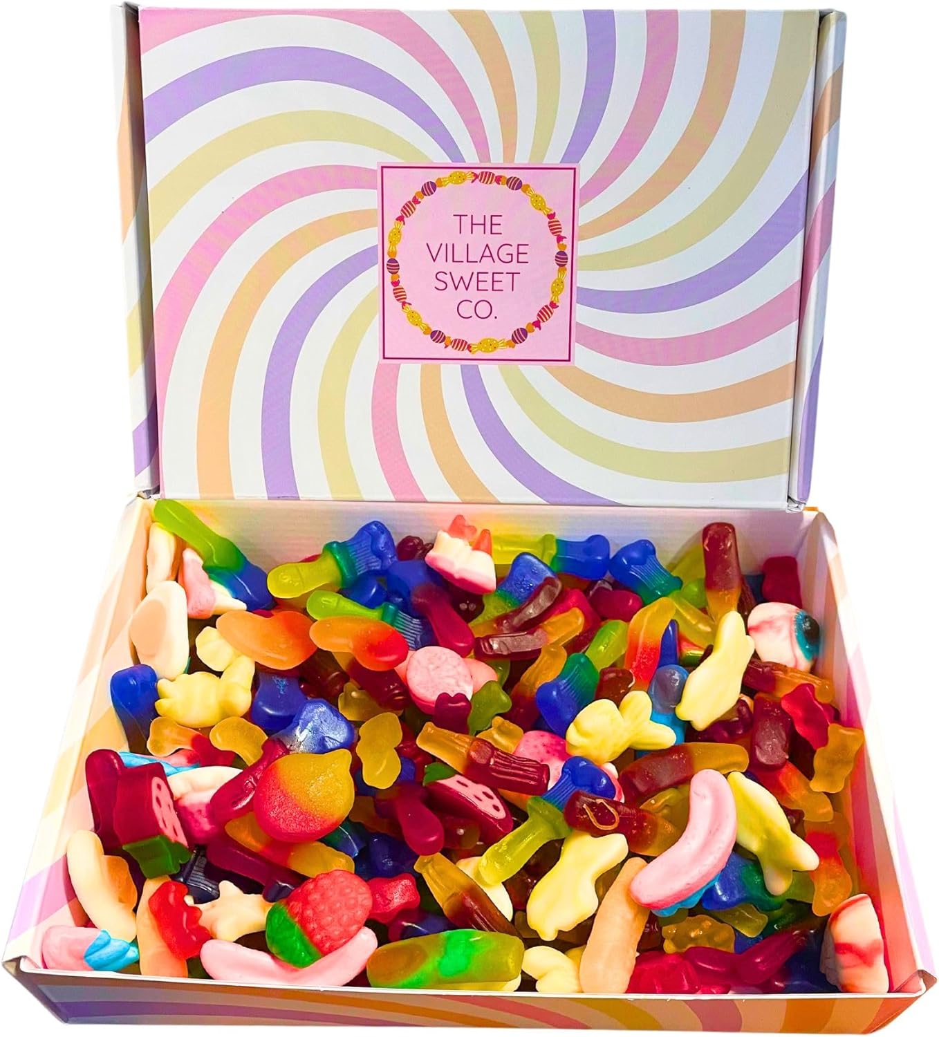 800g Pick and Mix Sweets Gift Box | Assorted Candy Selection in Sealed Bag | Perfect for Gifting, Sharing, Parties, and Snacks | Bulk Sweet Treats Variety