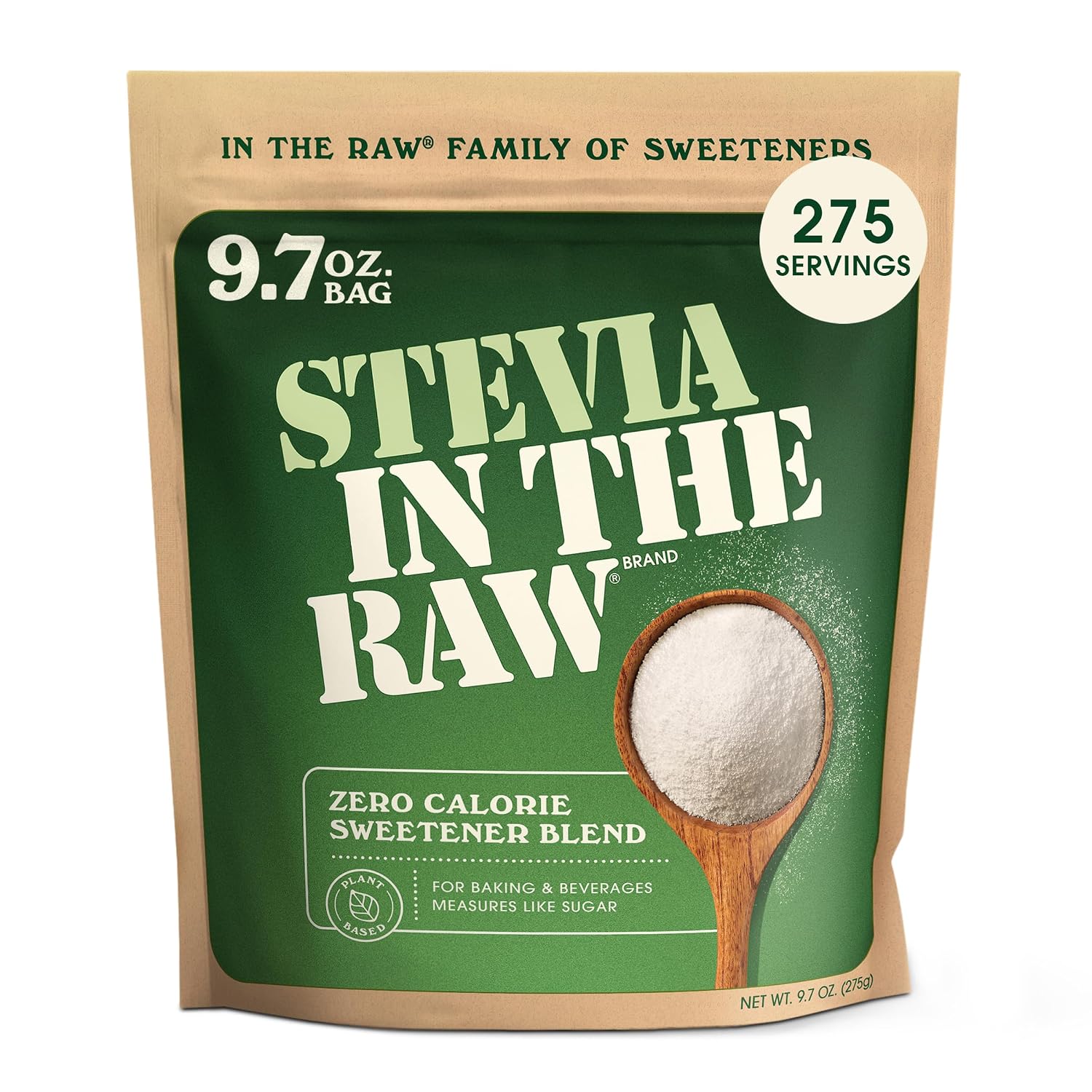 Stevia In The Raw, Stevia Sweetener Baker's Bag, 9.7 oz