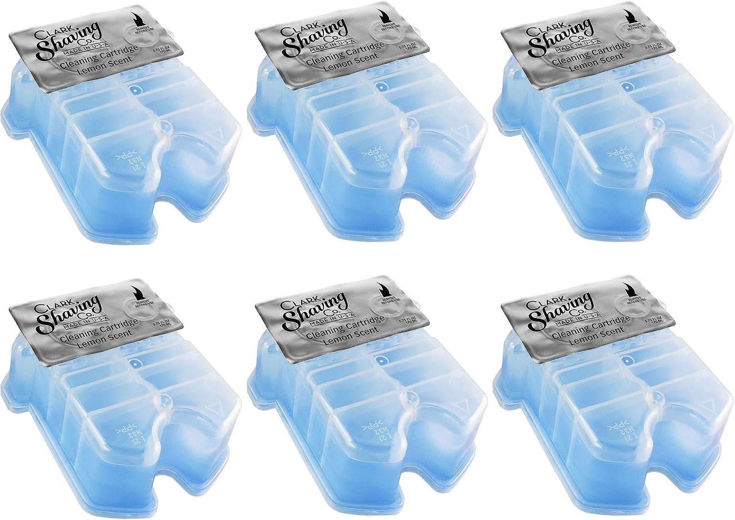 Clark Shaving Co. Refill Cartridges for Braun Clean & Renew CCR (6-Pack)