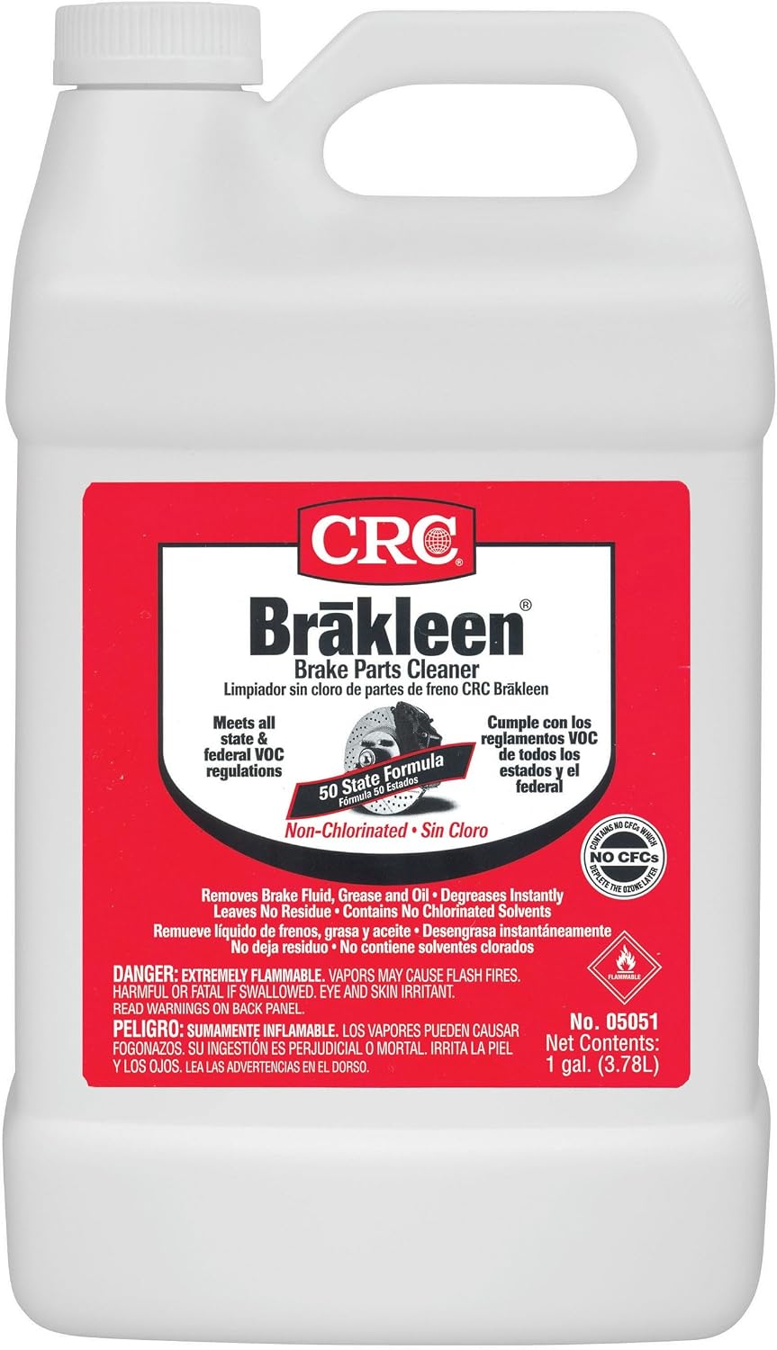 CRC Brakleen Non-Chlorinated Brake Parts Cleaner - 50 State Formula, 1 Gal, 05051