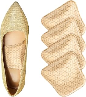 Arch Support Inserts Women for Flat Feet, Gel Arch Inserts for Plantar Fasciitis Relief, Non-Slip Arch Support Pads, Two-Option of Different Heights (High-Beige)