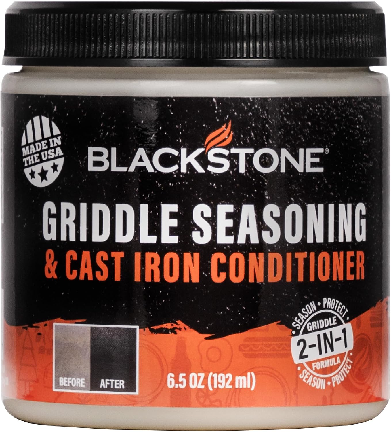 Blackstone 4114 Griddle Seasoning and Cast Iron Conditioner, 6.5 Ounce