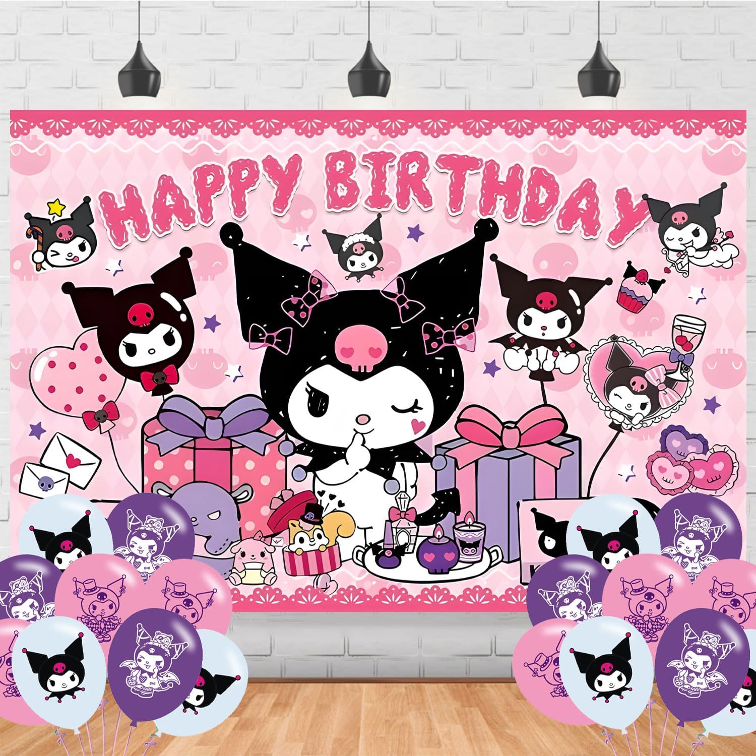 Anime Backdrop 5x3 Vinyl Cartoon Anime Birthday Party Supplies Photography Background Picture Photoshoot Cake Table Decor Banner Shoot Drapes Poster