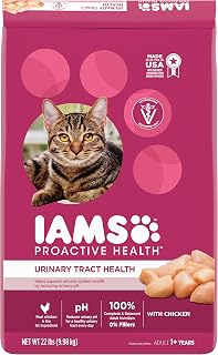 IAMS Proactive Health Adult Urinary Tract Healthy Dry Cat Food with Chicken, 22 lb. Bag