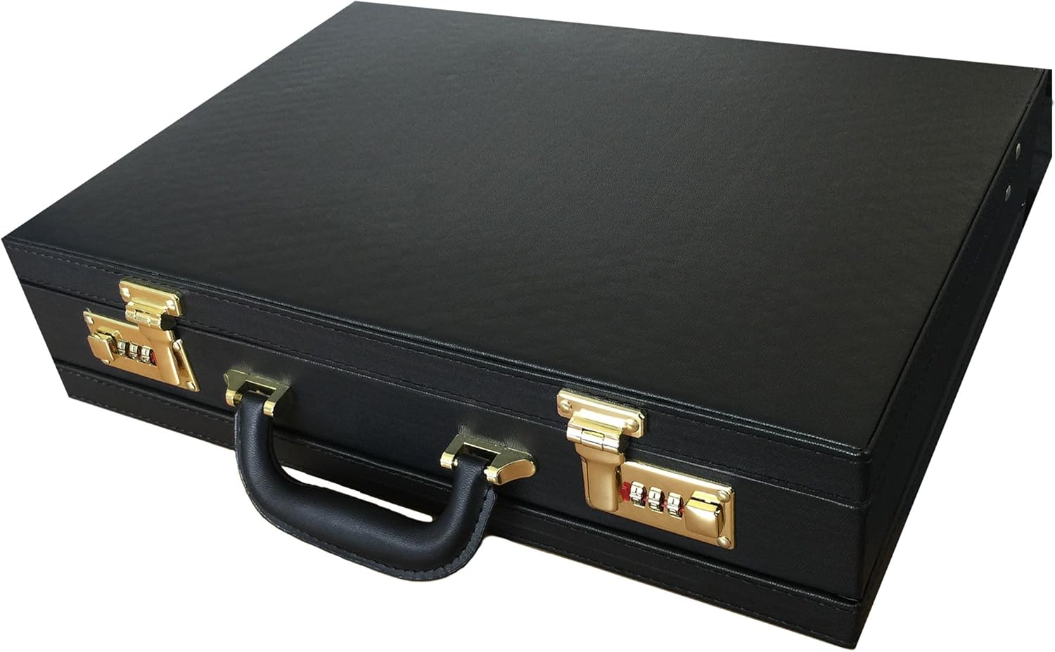 Freelogix Executive Faux Leather Briefcase Laptop Hand Luggage Pilot Case