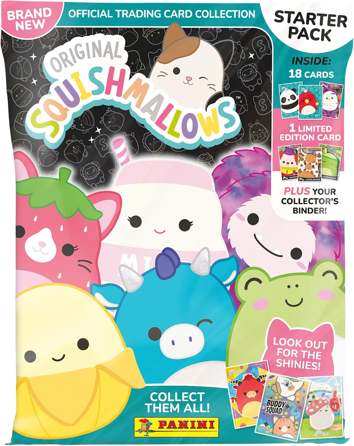 Squishmallows Official Trading Card Collection - Starter Pack