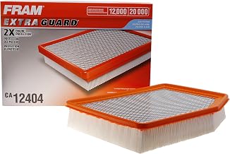FRAM Extra Guard CA12404 Replacement Engine Air Filter for Select Cadillac, GMC and Chevrolet Models, Provides Up to 12 Months or 12,000 Miles Filter Protection