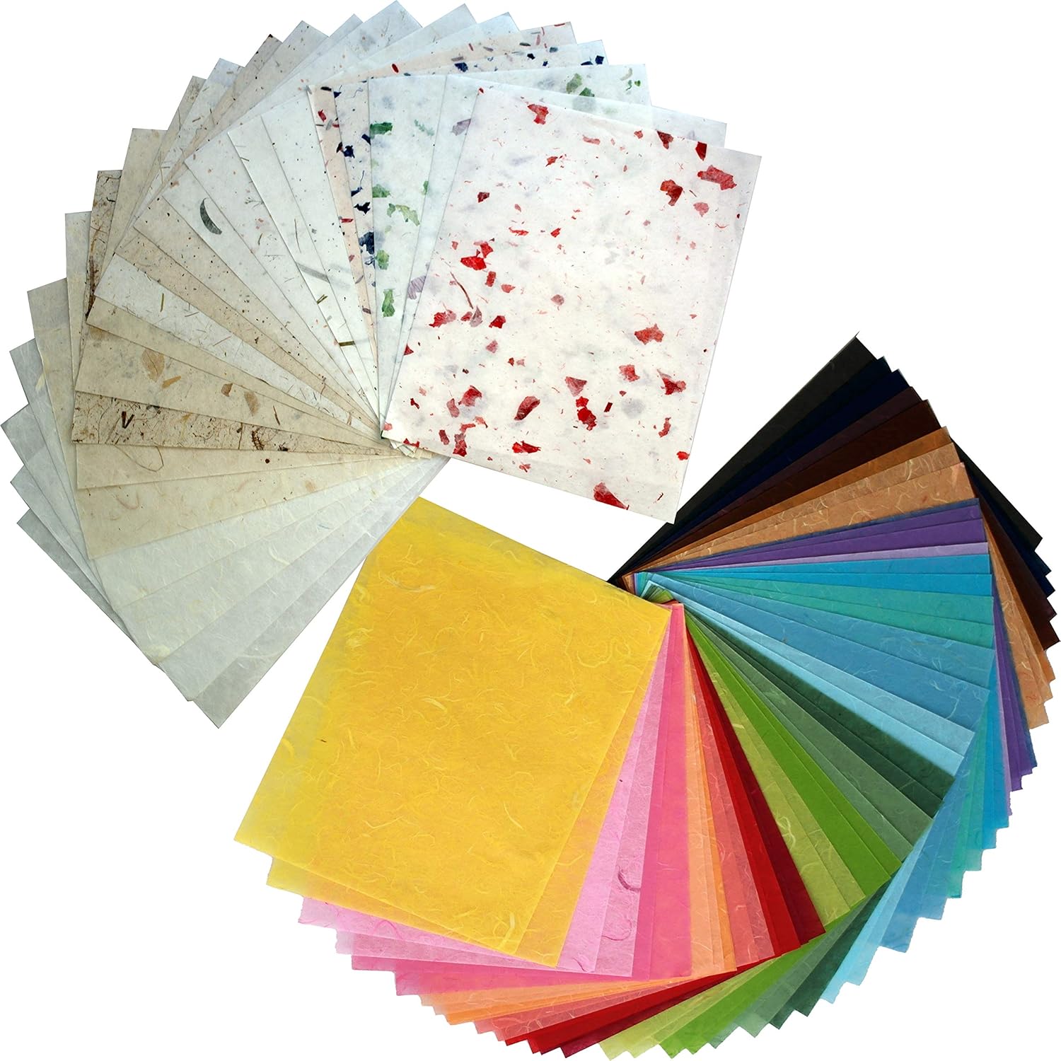 65 Sheets 8.5 x 11 Inches Mulberry Paper Sheet Design Art Tissue Japan Origami Washi Wholesale Bulk Sale UnryuProducts Card Making