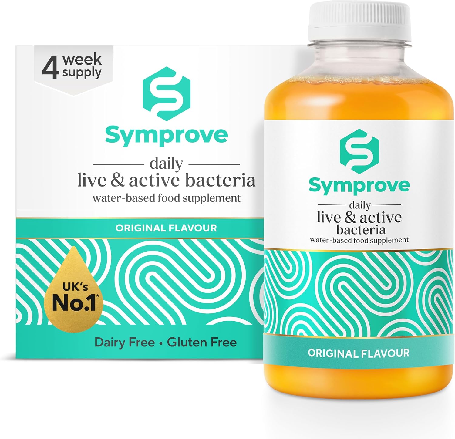 Symprove Liquid Live & Active Bacteria, Original, 4 x 500ml