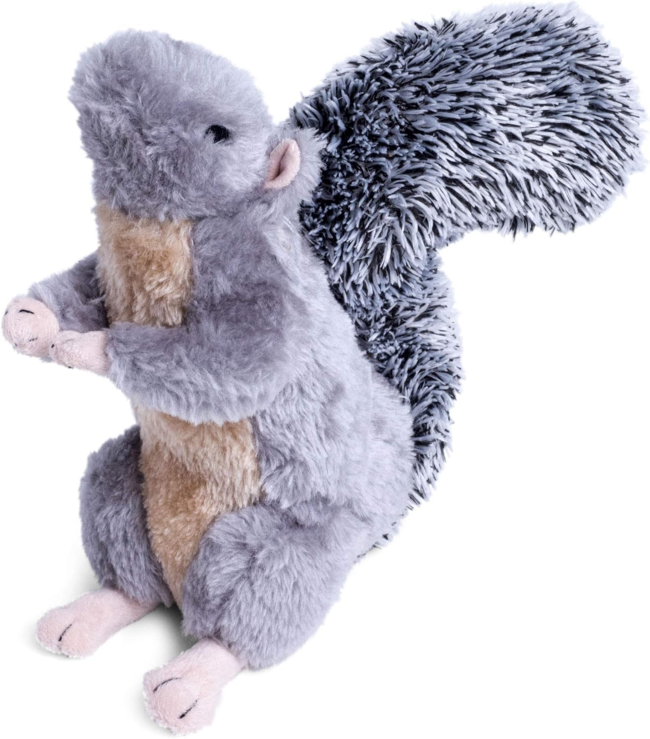 Petface Cyril The Squirrel Plush Dog Toy with Built-In Squeaker (Pack of 1)