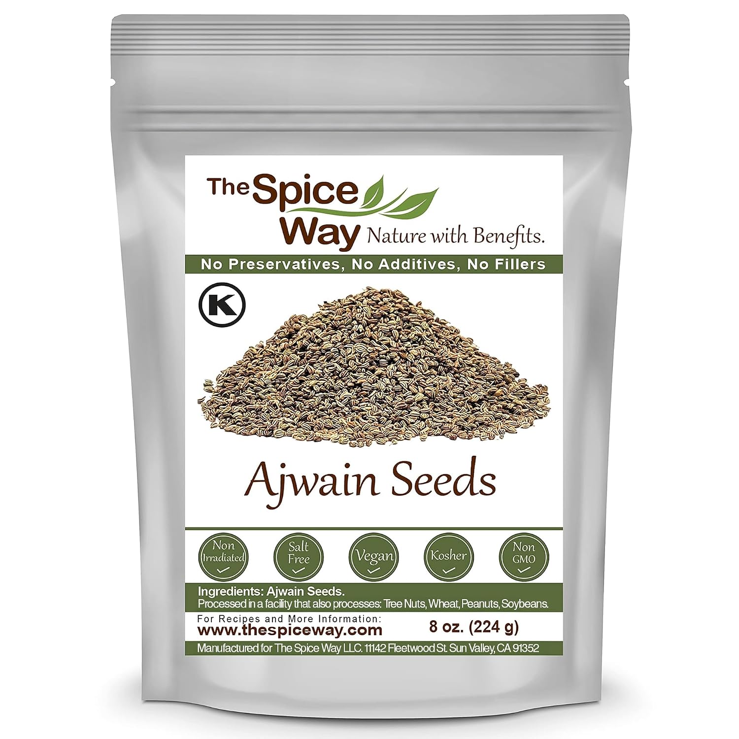 The Spice Way Ajwain Seeds - (8 oz) carom seed