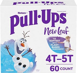 Pull-Ups New Leaf Boys' Disney Frozen Potty Training Pants, 4T-5T (38-50 lbs), 60 Ct