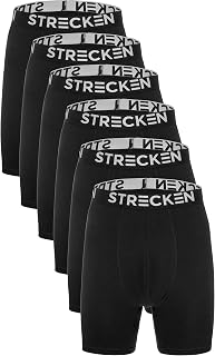 6 Pack of Men's Boxer Briefs Ultra Soft Breathable Cotton Underwear Moisture Wicking Men's Briefs Value Pack