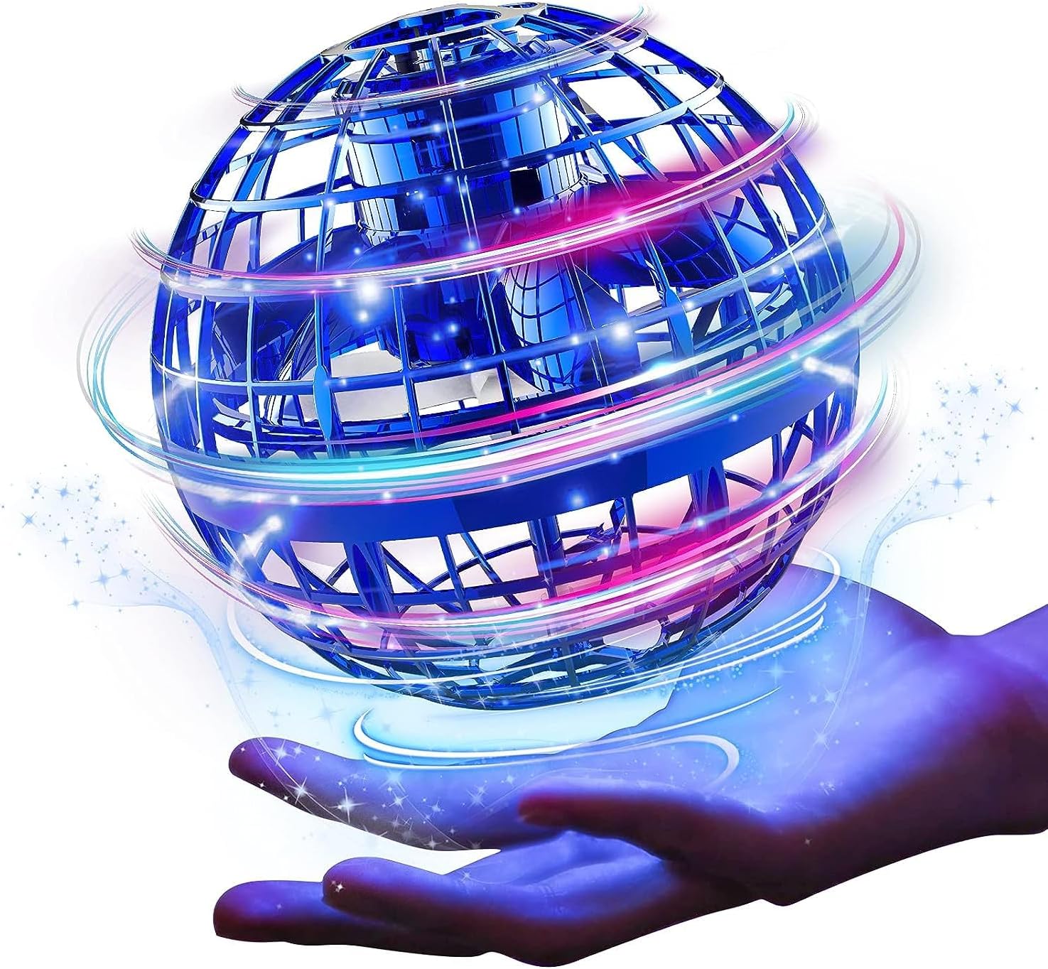 Ciniffo Upgraded Flying Orb Ball Toy, Hand Controlled Boomerang Hover Ball, Cosmic Globe Flying Spinner with Endless Tricks, Cool Toys Gifts for 8 9 10 11 12+ Year Old Boys Girls Teens Outdoor Toys