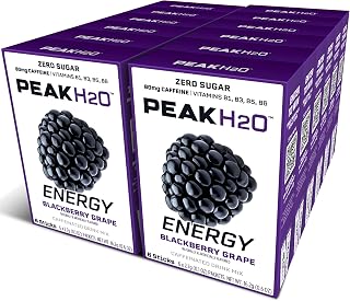 PeakH20 Electrolytes Powder Hydration Packets (Blackberry)