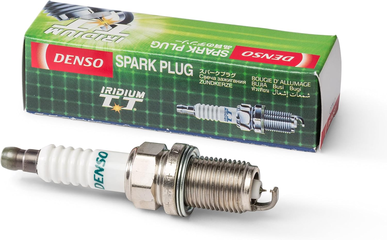 DENSO Iridium TT Spark Plug - IK22FTT - Twin Tip - The Powerful Premium Quality Ultra-Efficient Replacement Plug - Fits Audi Citroen Fiat