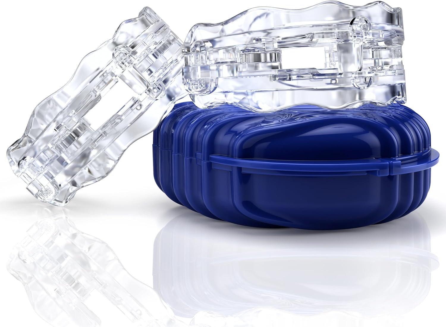 SilentZPro 2.0 – USA Designed FDA-Cleared Anti Snoring Mouthguards (Set of 2, Medium Size) – Fully Adjustable Anti Snore Mouthpieces with Patented Design for a Silent Night`s Sleep