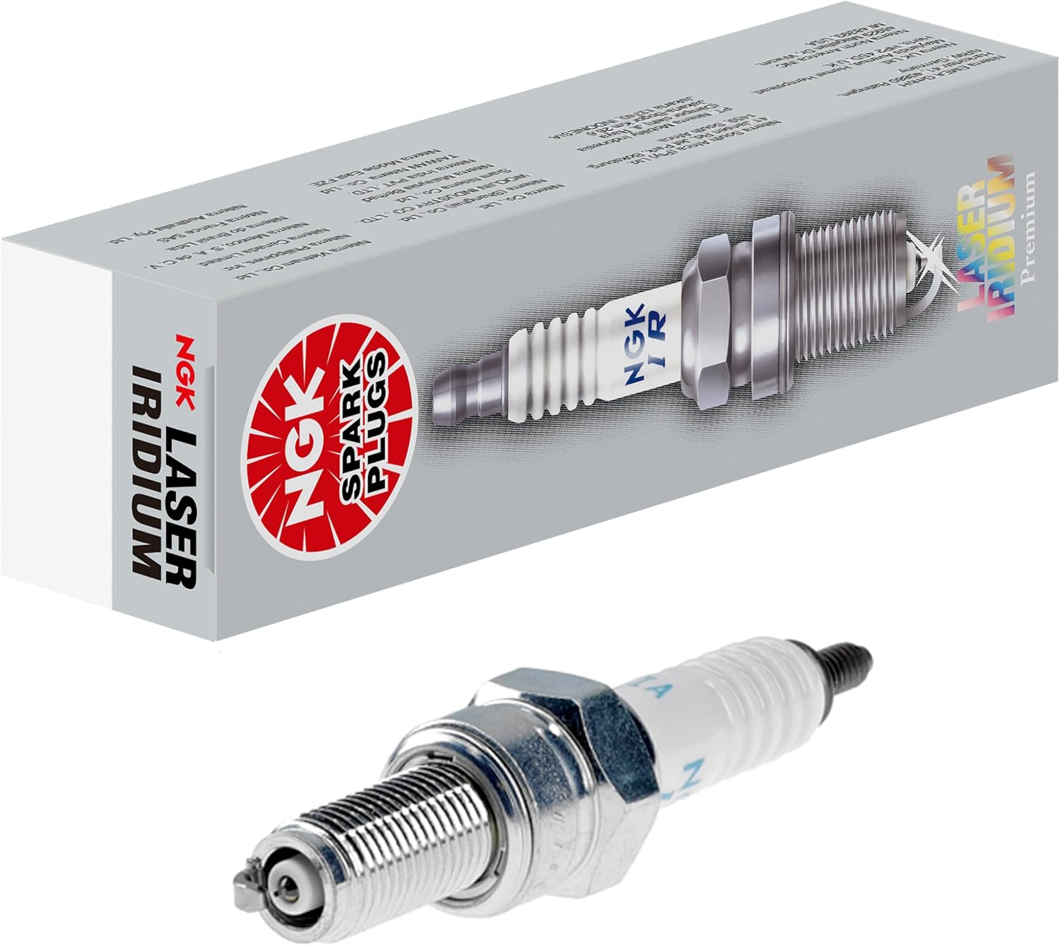 NGK (4286) CR8EIA-9 Iridium IX Spark Plug, black