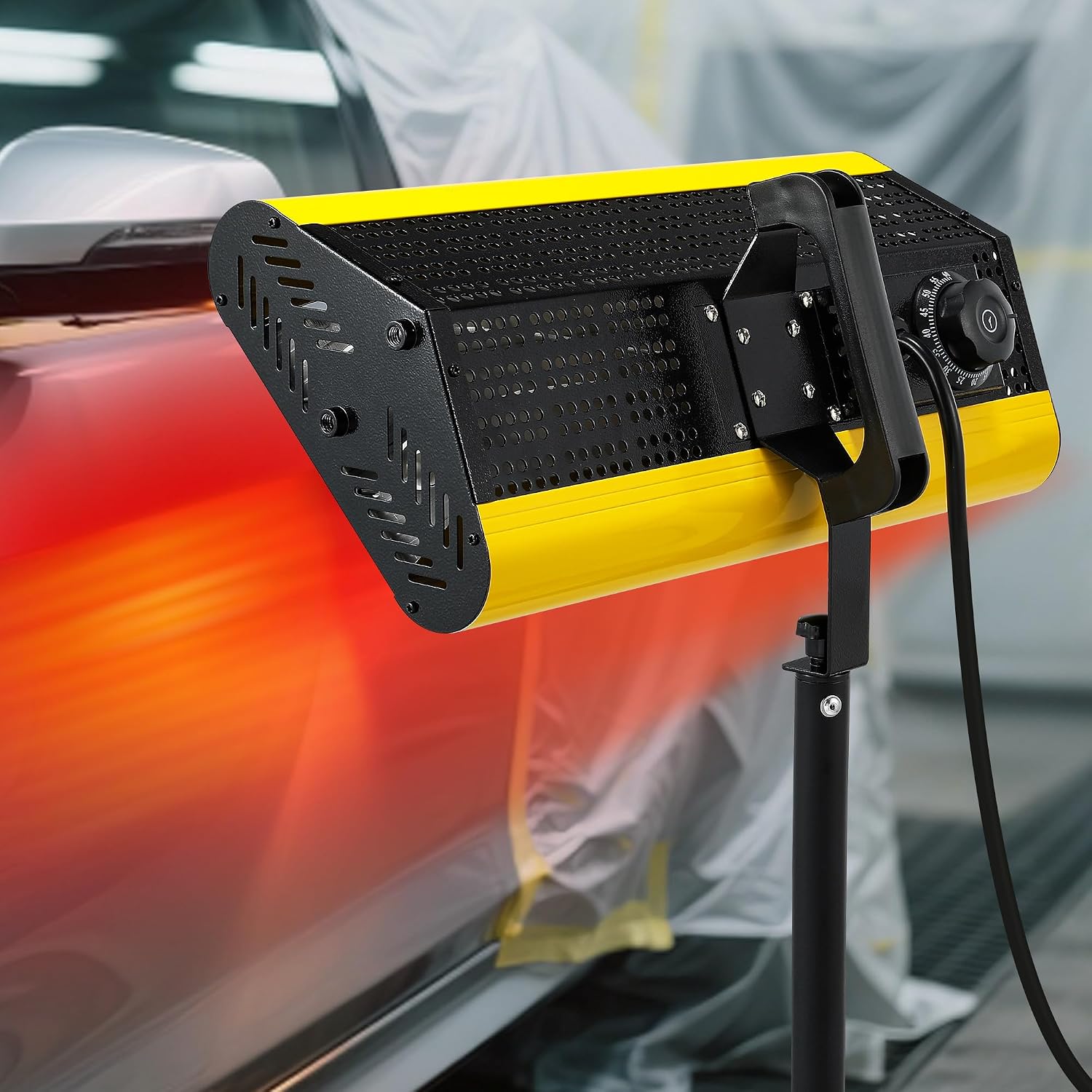 2000W Infrared Paint Curing Lamp with Tripod Stand