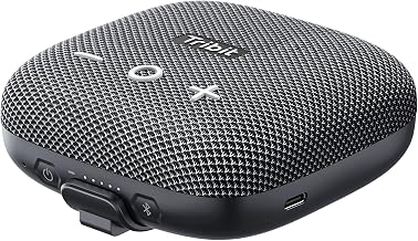 Tribit Stormbox Micro 2 Wireless Portable Speaker: 10W Loud Deep Bass Sound, IP67 Waterproof Bike Speaker with Bluetooth 5.3, 12Hrs Playtime Long Battery Powerbank for Camping Travel Hiking