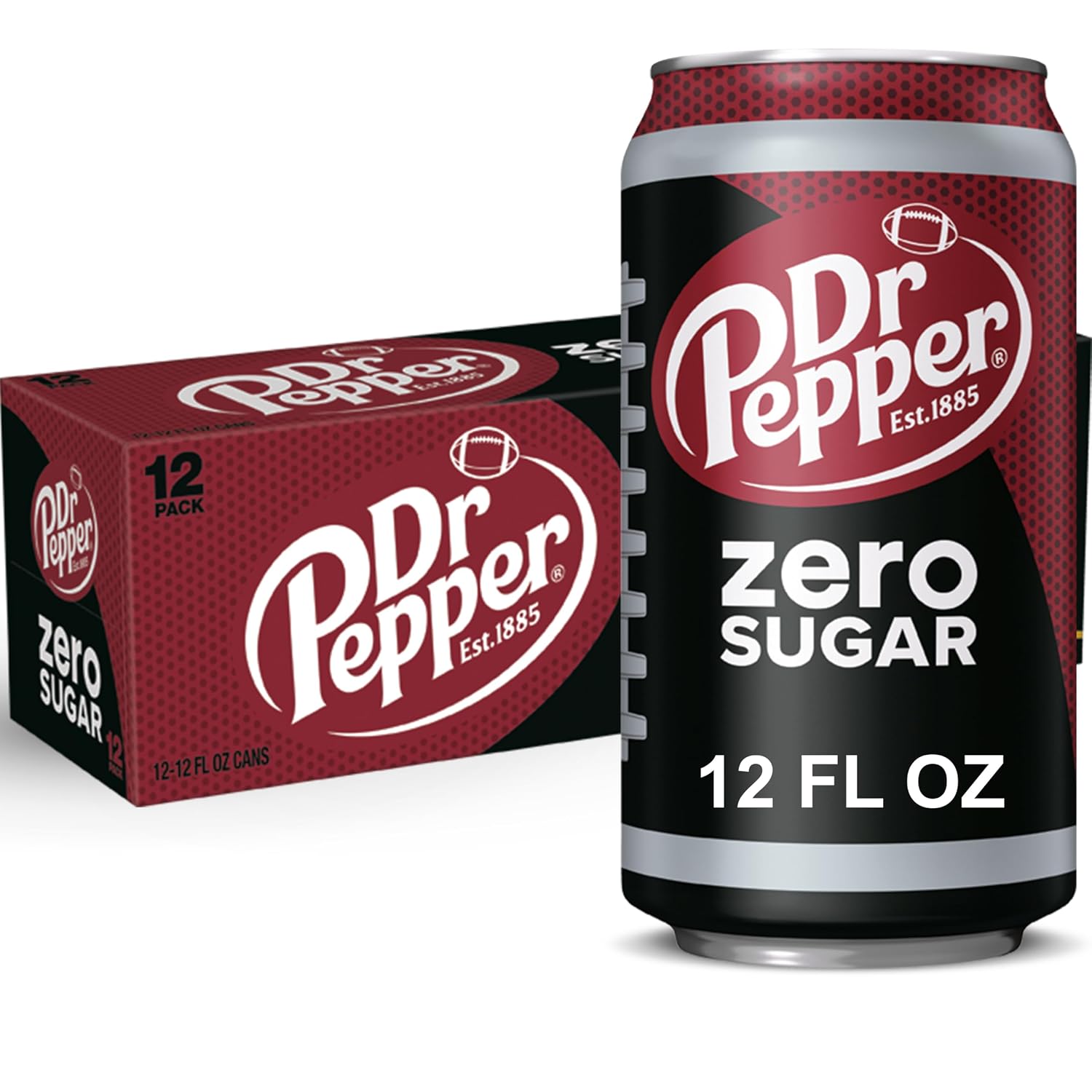 Dr Pepper, Zero Sugar, 12 Ounce, 12 Count