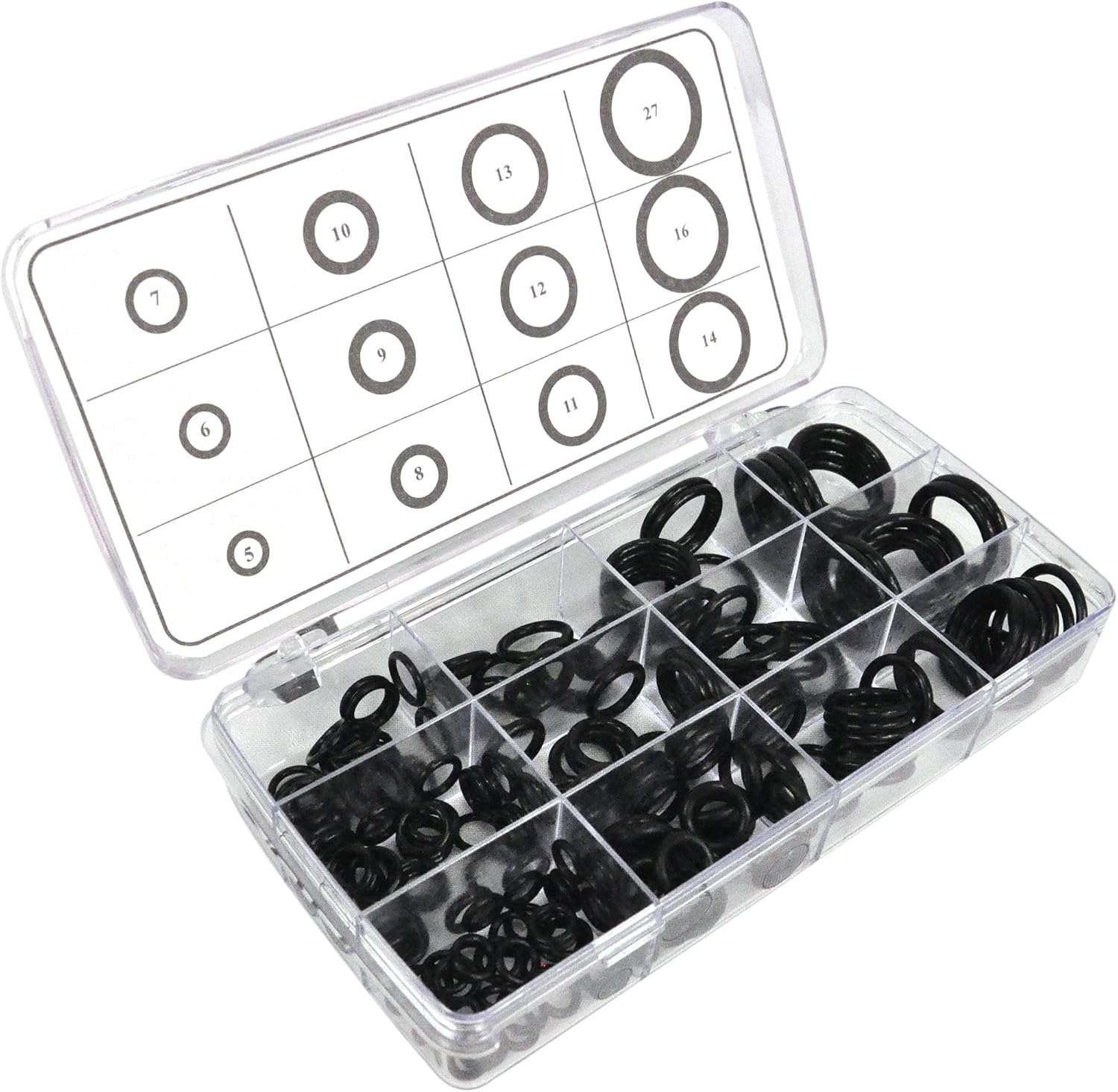 Danco 34443 Rubber Faucet O-Ring Kit, No Size, Black