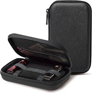 Smell Proof Bag, Smell Proof Stash Bag with 4 KS Tubes Odor Proof Bag, Smell Proof Bags For Travel, Smell Proof Bag Fit in Pocket and Gift for Men/Women (Black)