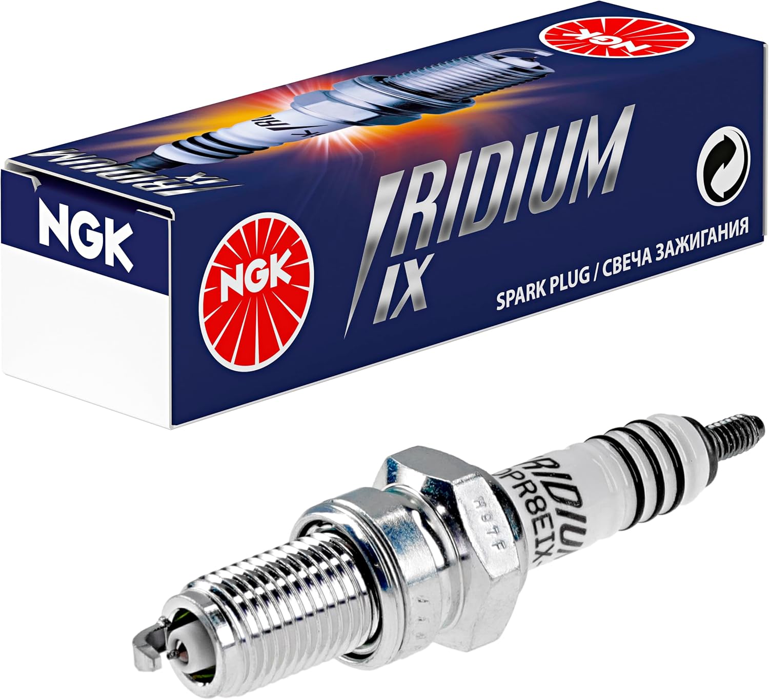 NGK DPR8EIX-9 Candela Iridium IX, 1 pezzo