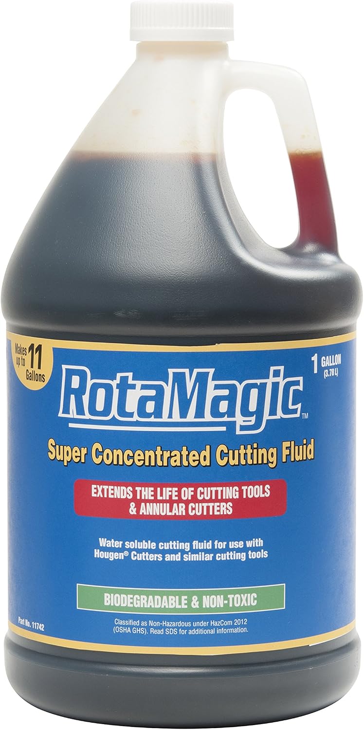 Hougen 11742 RotaMagic Metal Cutting Oil 10:1 mix Super Concentrated Cutting Fluid 1 Gallon