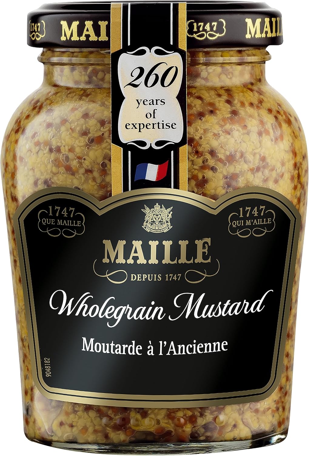 Maille Wholegrain since 1747 Mustard for pork, beef, and salad dressings 210 g