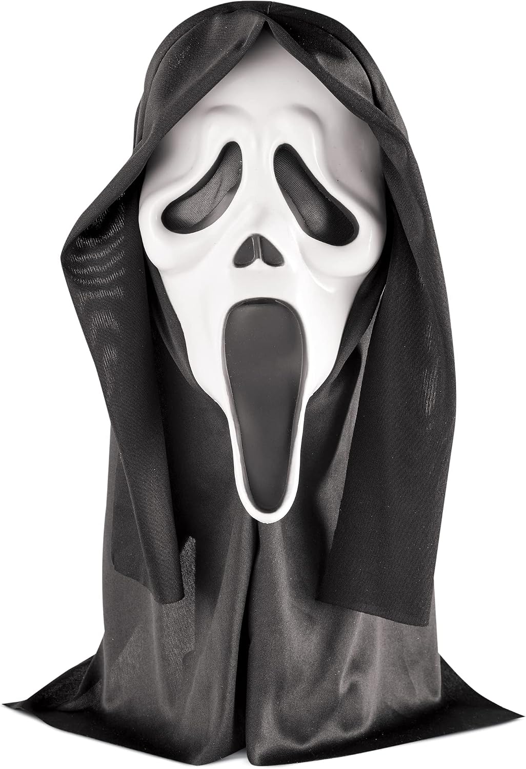 Ghost Face Mask With Shroud